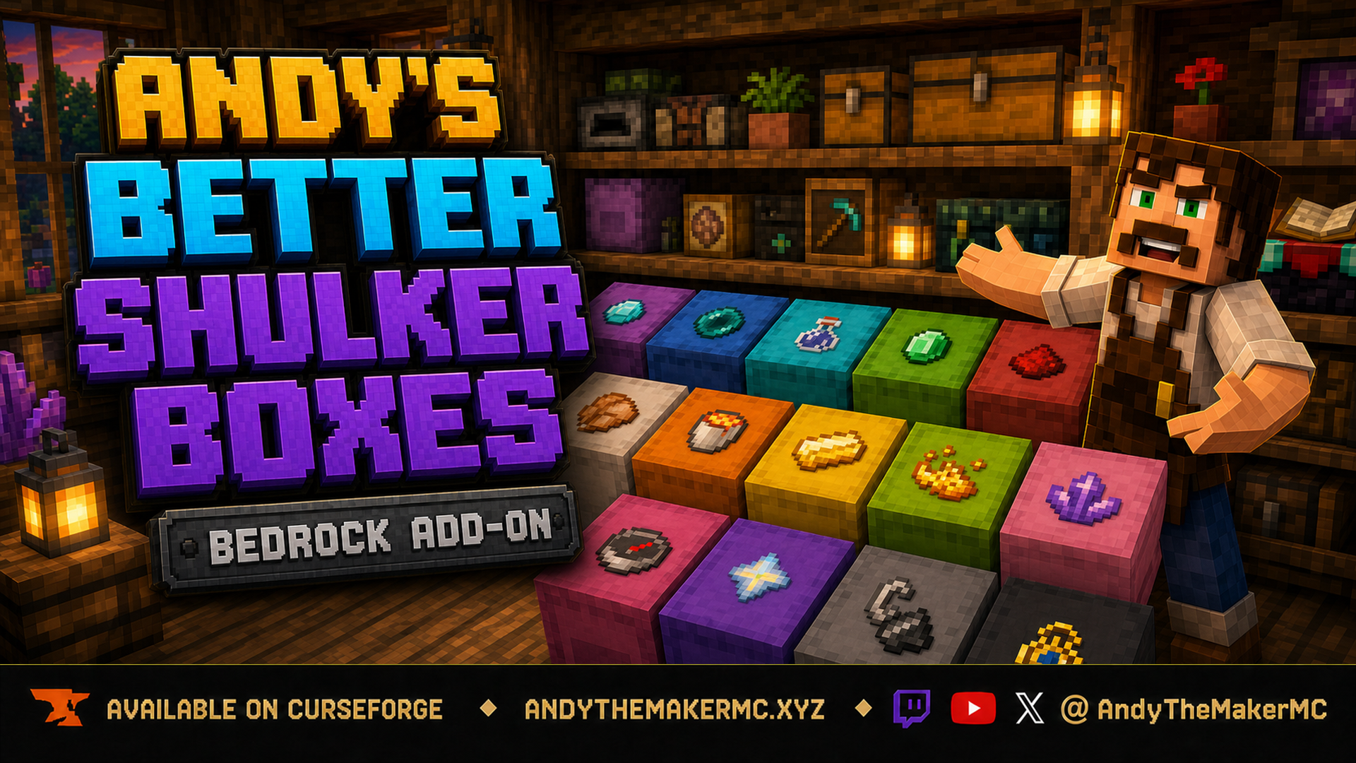 Andy's Better Shulker Boxes artwork