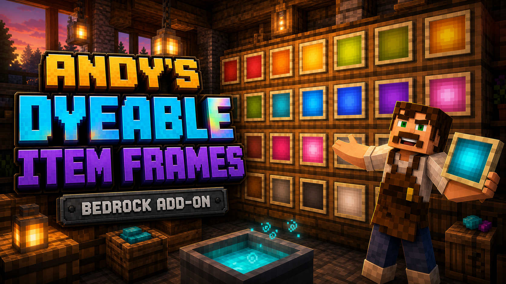 Andy's Dyeable Item Frames artwork