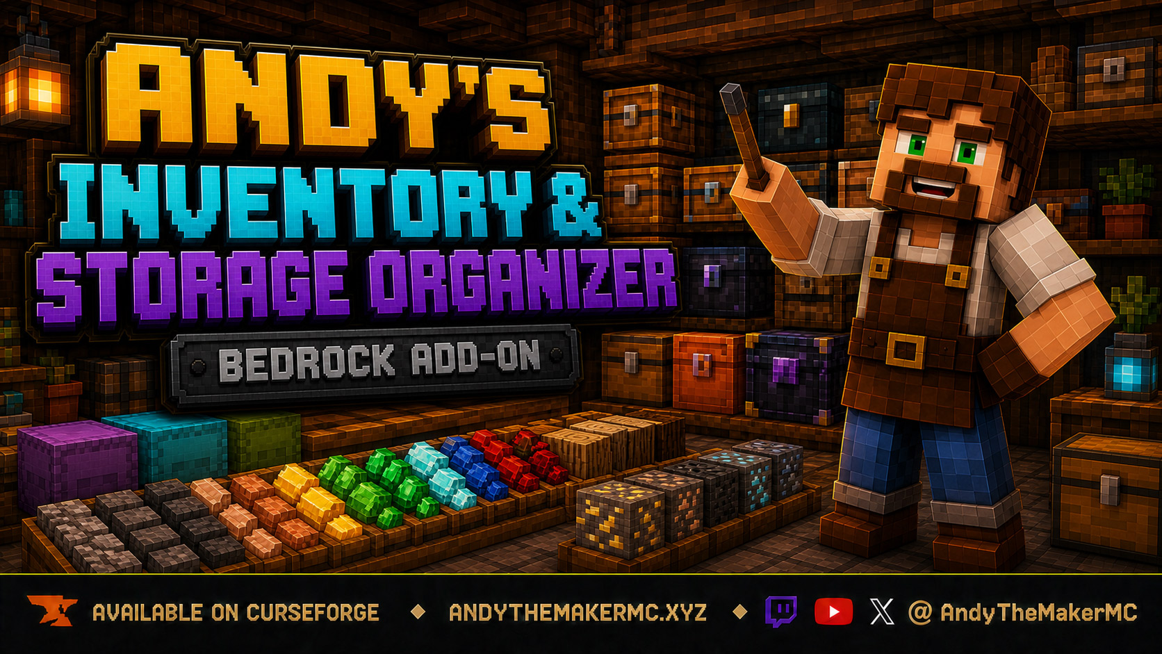 Andy's Inventory & Storage Organizer artwork