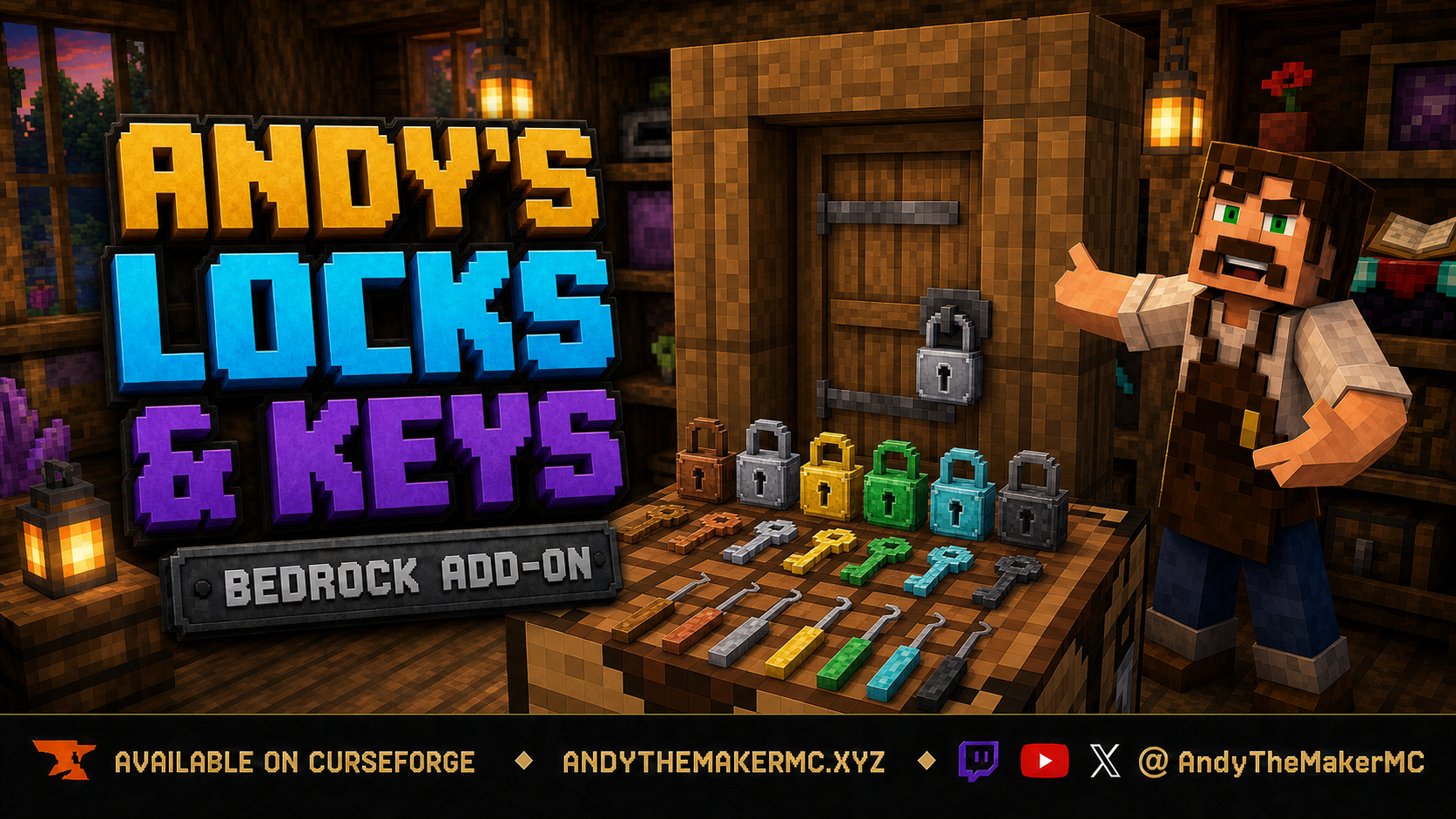 Andy's Locks & Keys artwork