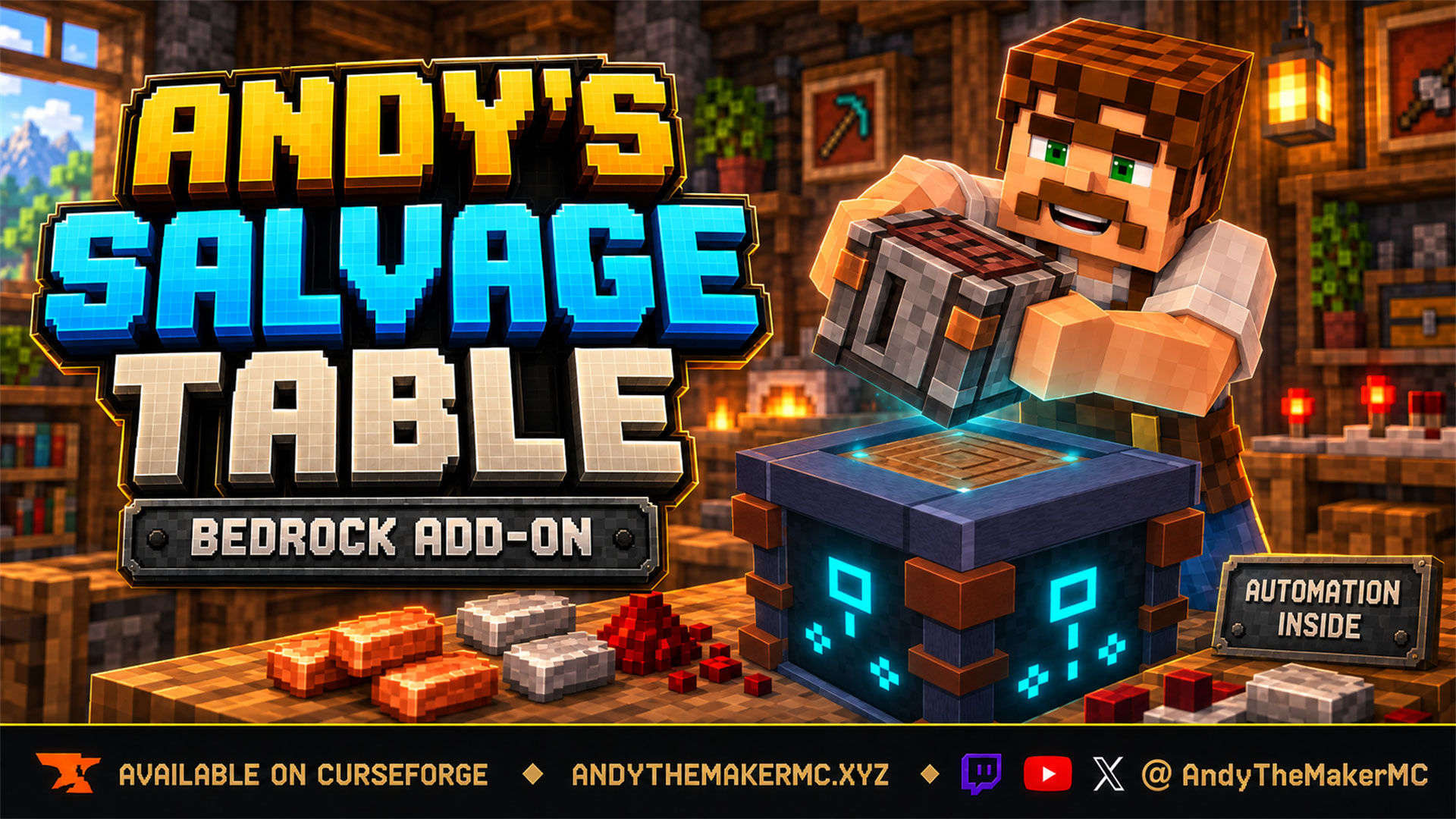 Andy's Salvage Table artwork