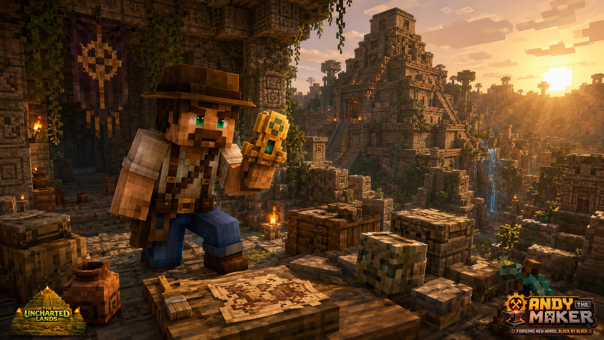 River Trading Outpost — a planned build in The Uncharted Lands