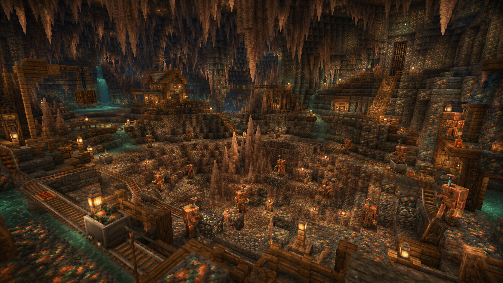 Dripstone Copper Pit build