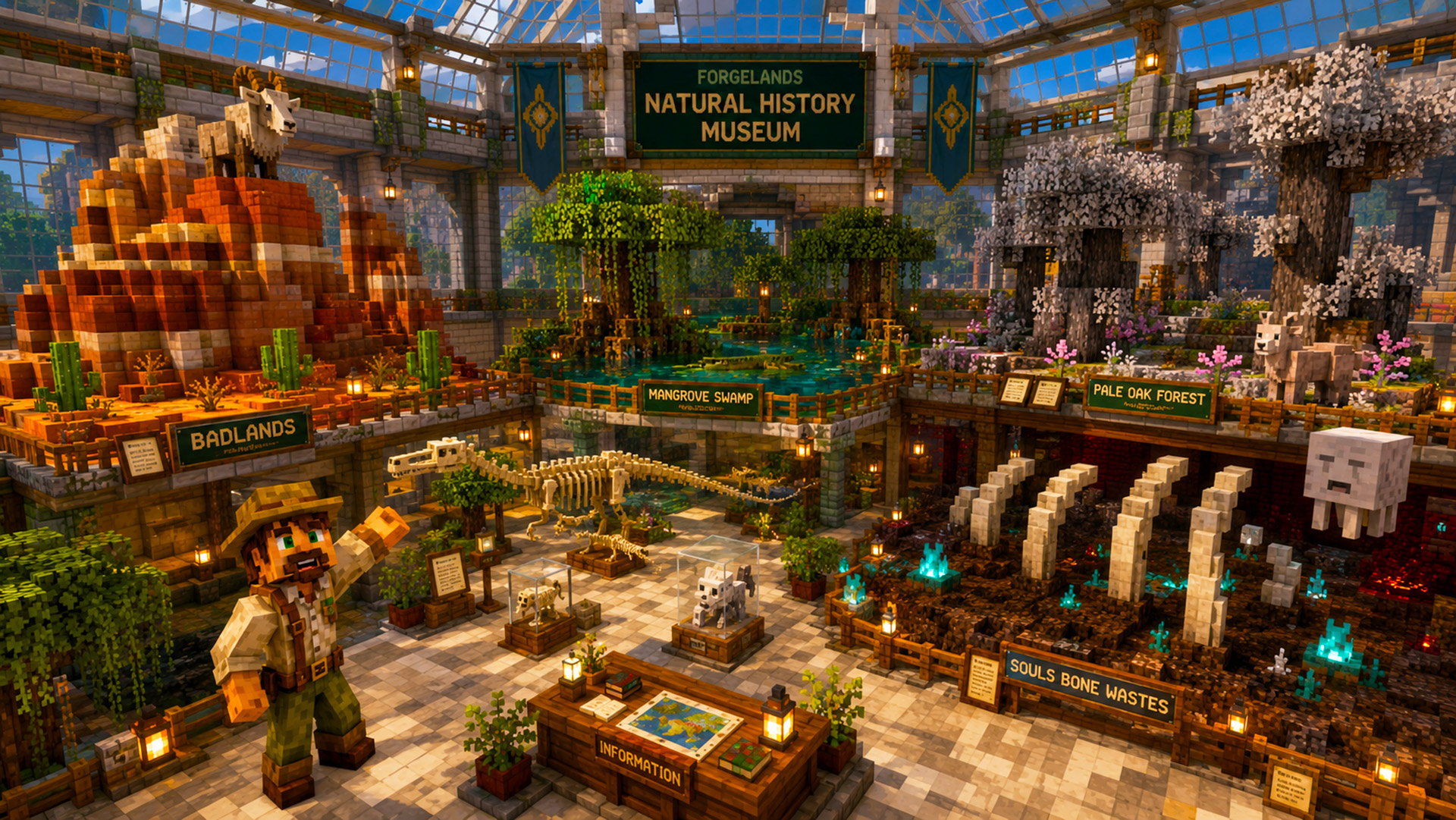 Natural History Museum of Biomes build